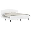 vidaXL Estrutura da Cama Branco 180 x 200 cm Couro Sint&eacute;tico
