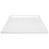 vidaXL Base de chuveiro com pontos 90x90x4 cm ABS branco