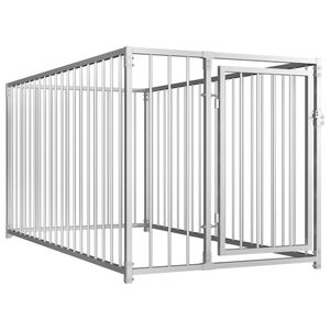 vidaXL Canil de exterior 100x200x100 cm