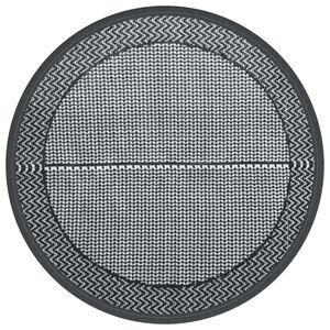 vidaXL Tapete de exterior &Oslash;160 cm ARAKIL PP cinzento