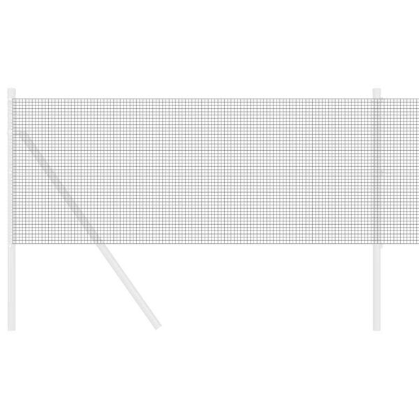 vidaXL Cerca de Arame Soldado Cinzeto 0.8 x 100 m