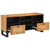 vidaXL Gabinete para TV com gaveta Castanho 100 x 33 x 46 cm