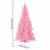 vidaXL &Aacute;rvore de Natal com 300 LEDs com suporte Rosa 180 cm PVC