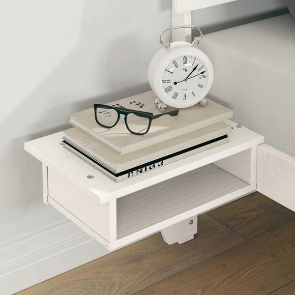 vidaXL Estrutura da Cama com cabeceira Branco 200 x 200 cm