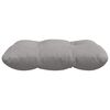 vidaXL Almofadas de Assento 4 pcs Cinzento-claro 40 x 40 cm