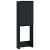 vidaXL Arm&aacute;rio de banheiro ZWOLLE Preto 66 x 25,5 x 190 cm