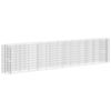 vidaXL Canteiro elevado/cesto gabião 470x50x100 cm ferro galvanizado