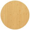 vidaXL Tampo de mesa &Oslash;60x4 cm bambu