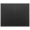 vidaXL Unidade dupla p/ caixotes do lixo vime PE 153x78x120cm preto