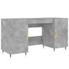 vidaXL Secret&aacute;ria 140x50x75 cm derivados de madeira cinza cimento