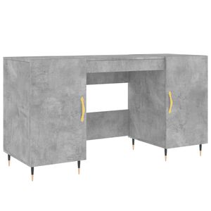 vidaXL Secret&aacute;ria 140x50x75 cm derivados de madeira cinza cimento