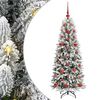 vidaXL &Aacute;rvore de Natal Artificial Branco 120 cm
