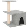 vidaXL &Aacute;rvore p/ gatos c/ postes arranhadores sisal 48 cm cinza-claro