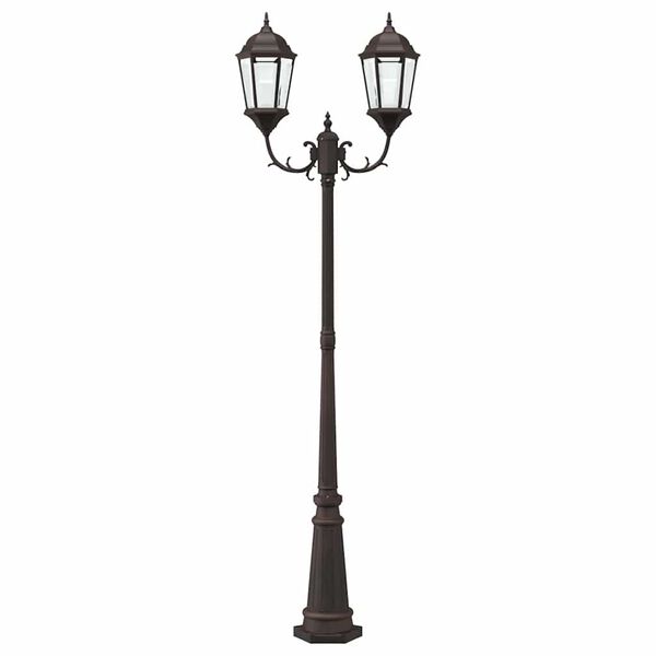 vidaXL Luz de Jardim Bronze 235 cm Alumínio
