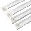 vidaXL Corredi&ccedil;a de Gaveta 12 pcs Branco 350 mm A&ccedil;o