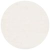 vidaXL Tampo de mesa redondo &Oslash;70x3 cm madeira de pinho maci&ccedil;a branco