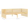 vidaXL Sof&aacute;-cama com gavetas 90x200 cm pinho maci&ccedil;o