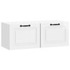 vidaXL Gabinete de TV de Parede Branco Brilhante 78,5 x 31 x 30 cm