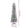 vidaXL &Aacute;rvore de Natal Artificial Branco 150 cm PVC, Metal e Pl&aacute;stico