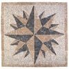 vidaXL Azulejos Mos&aacute;ico com Padr&atilde;o de Vento Multicolor 120 x 120 cm