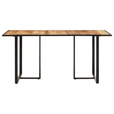 vidaXL Mesa de jantar 200 cm madeira de mangueira áspera