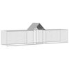 vidaXL Galinheiro 5x1x1,5 m a&ccedil;o galvanizado