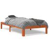 vidaXL Cama sem colch&atilde;o 90x190 cm madeira de pinho maci&ccedil;a castanho-mel