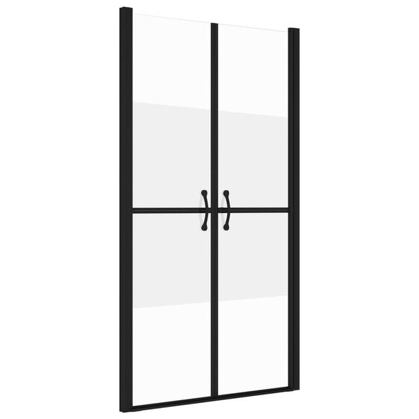 vidaXL Porta de duche ESG meio opaco (88-91)x190 cm