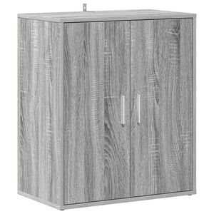 vidaXL Sapateira 60x35x70 cm derivados de madeira sonoma cinza