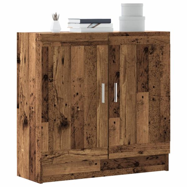 vidaXL Estante 82,5x30,5x80 cm derivados de madeira madeira velha