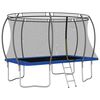 vidaXL Conjunto de trampolim retangular 335x244x90 cm 150 kg