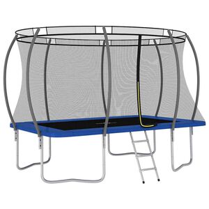 vidaXL Conjunto de trampolim retangular 335x244x90 cm 150 kg