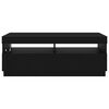 vidaXL Gabinete para TV Carvalho Preto 100 x 35 x 40 cm