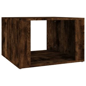 vidaXL Mesa de cabeceira 57x55x36 cm derivados madeira carvalho fumado