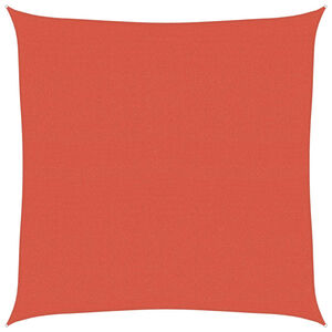 vidaXL Para-sol estilo vela 160 g/m&sup2; 7x7 m PEAD terracota