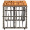 vidaXL Mesa de Exterior Cinzento 80 x 40 x 40 cm