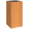 vidaXL Vaso/floreira de jardim 45x45x90 cm madeira de ac&aacute;cia maci&ccedil;a