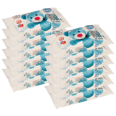 vidaXL Toalhitas de bebé 12 embalagens 720 toalhitas