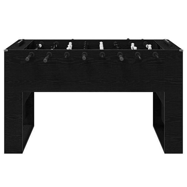 vidaXL Mesa de Pebolim Carvalho Preto 146,5 x 74 x 85 cm