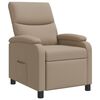 vidaXL Reclin&aacute;vel Cappuccino Couro Sint&eacute;tico