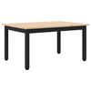 vidaXL Mesa de centro Natural 70 x 50 x 36 cm