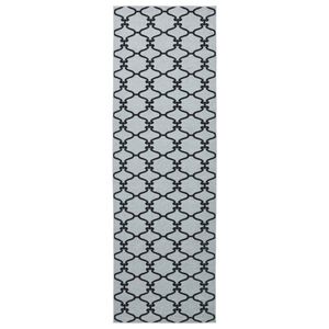 vidaXL Passadeira ORIZ 1150 gsm Padr&atilde;o de malha preta