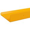 vidaXL Prateleira Flutuante 2 pcs Amarelo Mostarda 30 x 9 x 2,5 cm A&ccedil;o