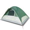 vidaXL Tenda familiar em c&uacute;pula para 6 pessoas imperme&aacute;vel verde