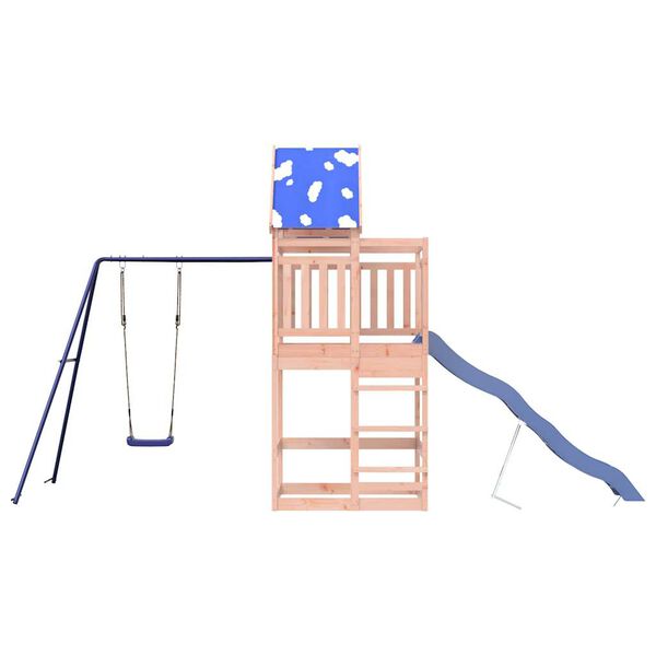 vidaXL Conjunto de brincar para exterior madeira de douglas maci&ccedil;a