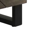 vidaXL Aparador preto 60x33x75 cm madeira de mangueira maciça
