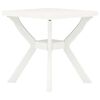 vidaXL Mesa de bistr&ocirc; 70x70x72 cm pl&aacute;stico branco