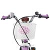 vidaXL Bicicleta Infantil 18 Polegadas para 5-7 anos Roxo