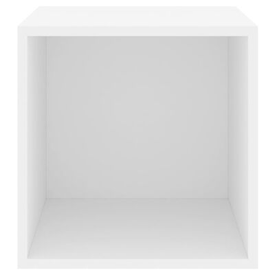 vidaXL Armário de parede 37x37x37 cm contraplacado branco