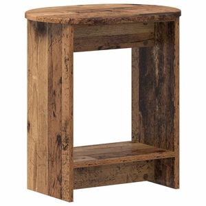 vidaXL Mesa Lateral Madeira antiga 50 x 39,5 x 55 cm
